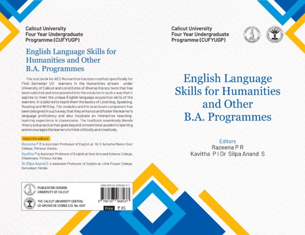 English Language Skills for Humanities and other B.A. Programmes
