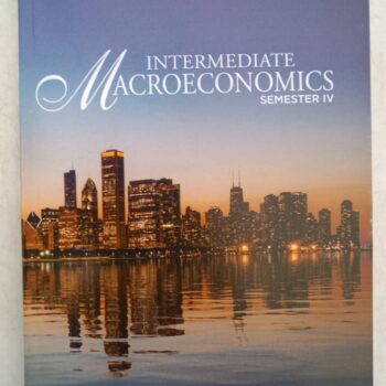 Cover of Intermediate Macroeconomics, an academic textbook explaining macroeconomic theories, national income, inflation, unemployment, and economic growth for undergraduate students.